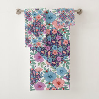 Marché aux fleurs de Londres Badhandtuch Set