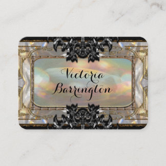 Marchelayne 2.5" Pearl Beruflich Round Visitenkarte