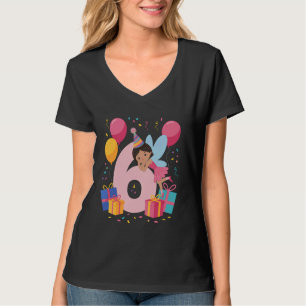 Märchen 6. Geburtstag für Junge Mädchen 6 Jahre al T-Shirt