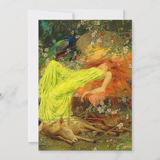 Märchen Arthur Wardle Einladung (Vorderseite)