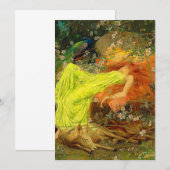 Märchen Arthur Wardle Einladung (Vorne/Hinten)