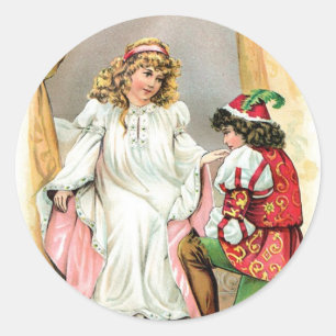 Märchen-Aufkleber Runder Aufkleber