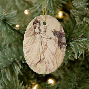 Märchen aus alter Zeit, Aschenputtel von Arthur Ra Keramik Ornament