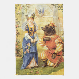 Märchen aus alter Zeit, Die Schöne und das Biest Handtuch