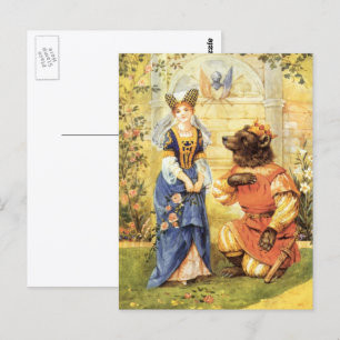 Märchen aus alter Zeit, Die Schöne und das Biest Postkarte