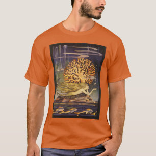 Märchen aus alter Zeit, kleine Meerjungfrau im Kor T-Shirt