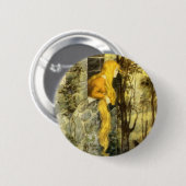 Märchen aus alter Zeit, Rapunzel mit langen blonde Button (Vorne & Hinten)