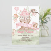 Märchen-Babyshower Einladung (Stehend Vorderseite)