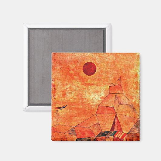 Marchen, beliebtes Gemälde Paul Klee Magnet (Vorderseite/Rückseite)