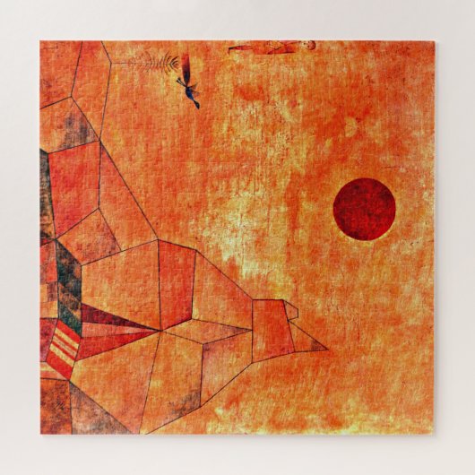 Marchen, beliebtes Gemälde von Paul Klee Puzzle (Horizontal)