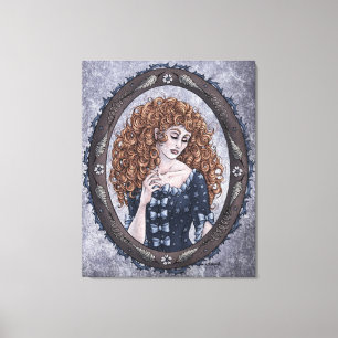 Märchen "Briar Rose" Magische Fantasy Kunst Leinwa Leinwanddruck