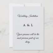 Märchen Buch Eins Geschichte Wasser Hochzeits Einl Einladung (Rückseite)