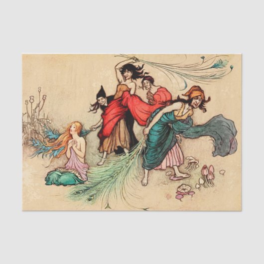 Märchen Cinderella Seidenpapier (Vorderseite)