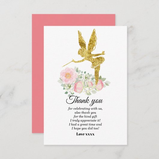 Märchen danke dir Karte (Vorne/Hinten)