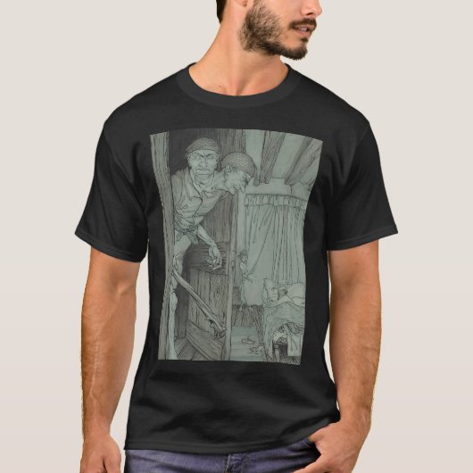 Märchen der Brüder Grimm. Der junge Graf und der F T-Shirt (Vorderseite)