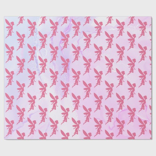 Märchen der Silhouette Geschenkpapier (Flach)