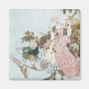 Märchen Dornröschen von Edmund Dulac Magnet