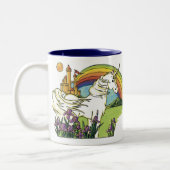 Märchen-Einhorn Zweifarbige Tasse (Links)