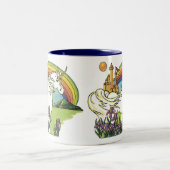 Märchen-Einhorn Zweifarbige Tasse (Mittel)