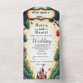 Märchen einmal auf der Burg Wilhelm Tell All In One Einladung (Innen Boden)