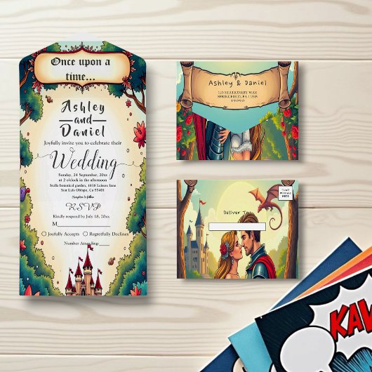 Märchen einmal auf der Burg Wilhelm Tell All In One Einladung