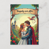 Märchen einmal auf der Burg Wilhelm Tell Begleitkarte (Rückseite)