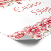 Märchen Fee Mädchen Erröten Blumen Geburtstag Benu Poster (Ecke)