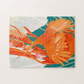 Märchen Feuerbird Goldener Käfig Illustration Puzzle (Horizontal)