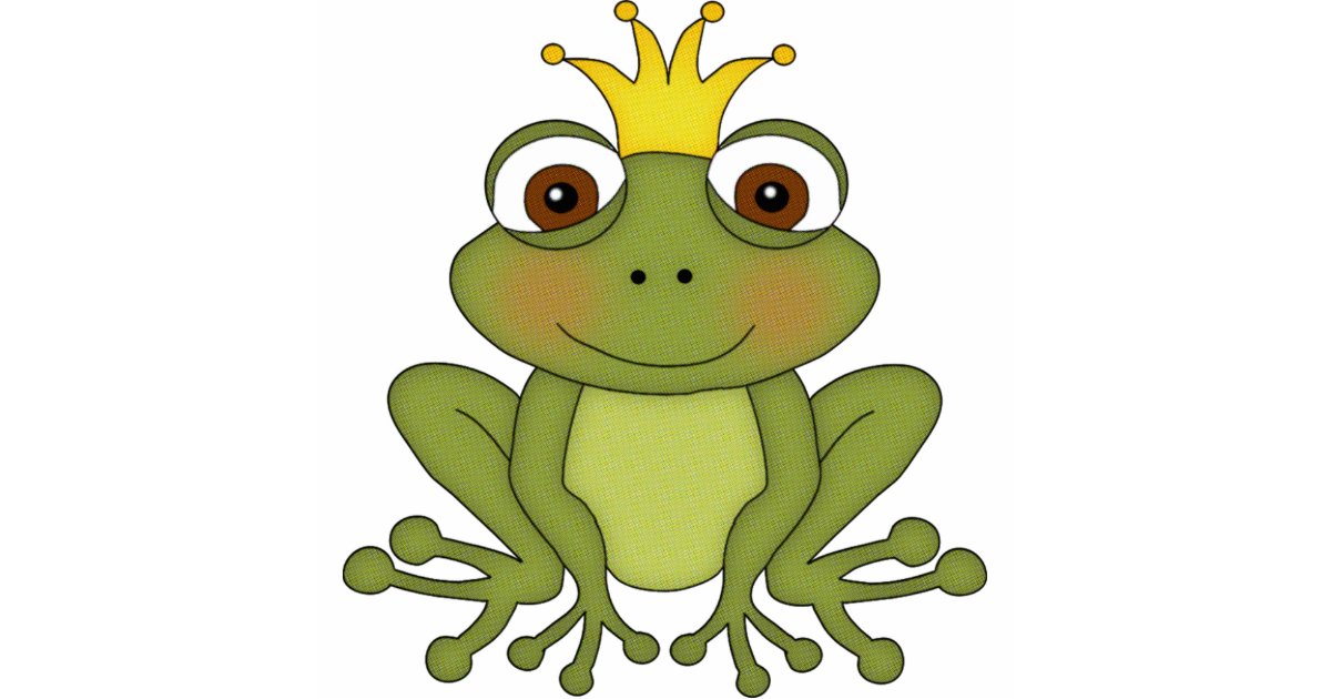 MärchenFroschPrinz mit Krone Freistehende Fotoskulptur Zazzle.de