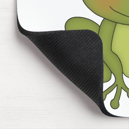 Märchen-Frosch-Prinz mit Krone Mousepad (Ecke)