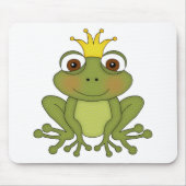 Märchen-Frosch-Prinz mit Krone Mousepad (Vorne)