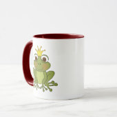 Märchen-Frosch-Prinz mit Krone Tasse (Vorderseite Links)