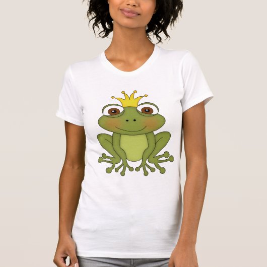 Märchen-Frosch-Prinz With Crown T-Shirt (Vorderseite)