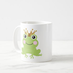 Märchen Froschkönig Goldene Krone Personalisiert Kaffeetasse