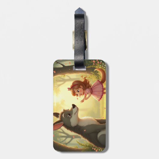 Märchen Gepäckanhänger (Rückseite vertikal)
