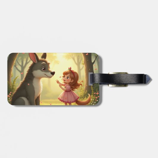Märchen Gepäckanhänger (Rückseite horizontal)