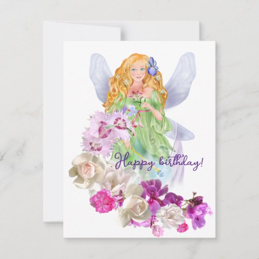 Märchen, Glücklicher Geburtstag! Mitteilungskarte (Vorderseite)