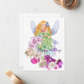 Märchen, Glücklicher Geburtstag! Mitteilungskarte (Vorderseite/Rückseite Beispiel)