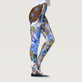 Märchen-Herzen Blaue Leggings (Rechts)