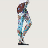Märchen-Herzen Himbeer-Leggings Leggings (Rechts)