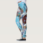 Märchen-Herzen Himbeer-Leggings Leggings (Links)