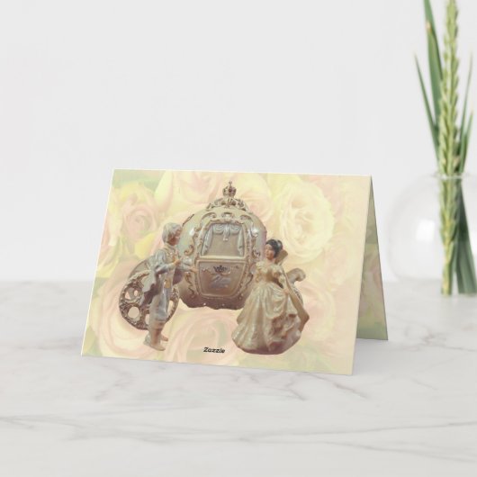 Märchen-Hochzeit Karte (Rückseite)