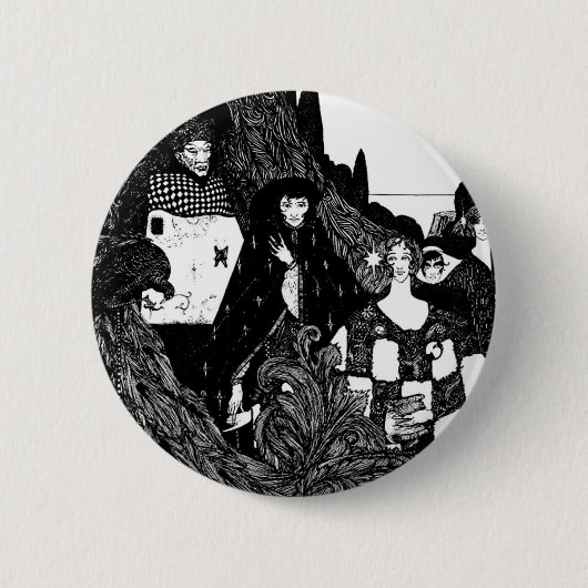 Märchen - Illustration 2 Button (Vorderseite)