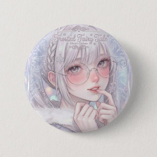 Märchen im Frost: Ästhetisches Wintermädchen mit G Button