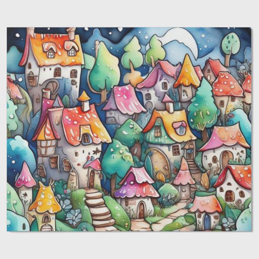 Märchen im Märchenwappenpapier Geschenkpapier (Flach)