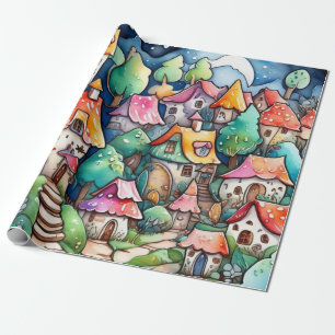 Märchen im Märchenwappenpapier Geschenkpapier
