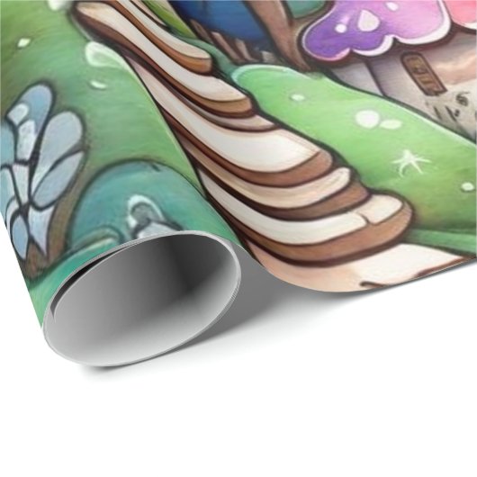 Märchen im Märchenwappenpapier Geschenkpapier (Rolleneckpunkt)