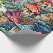 Märchen im Märchenwappenpapier Geschenkpapier (Ecke)