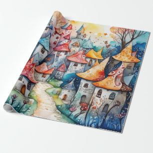 Märchen im Märchenwappenpapier Geschenkpapier