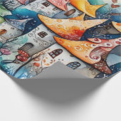 Märchen im Märchenwappenpapier Geschenkpapier (Ecke)